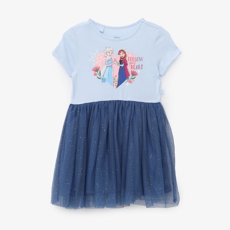 FROZEN - Vestido Niña Algodón Frozen