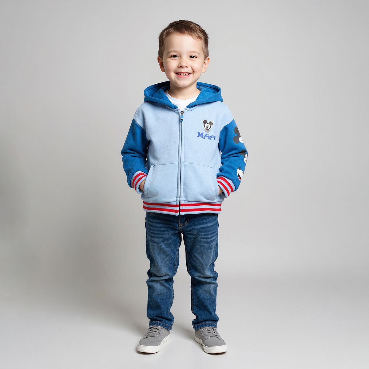 DISNEY - Casaca Niño Algodón Mickey Mouse