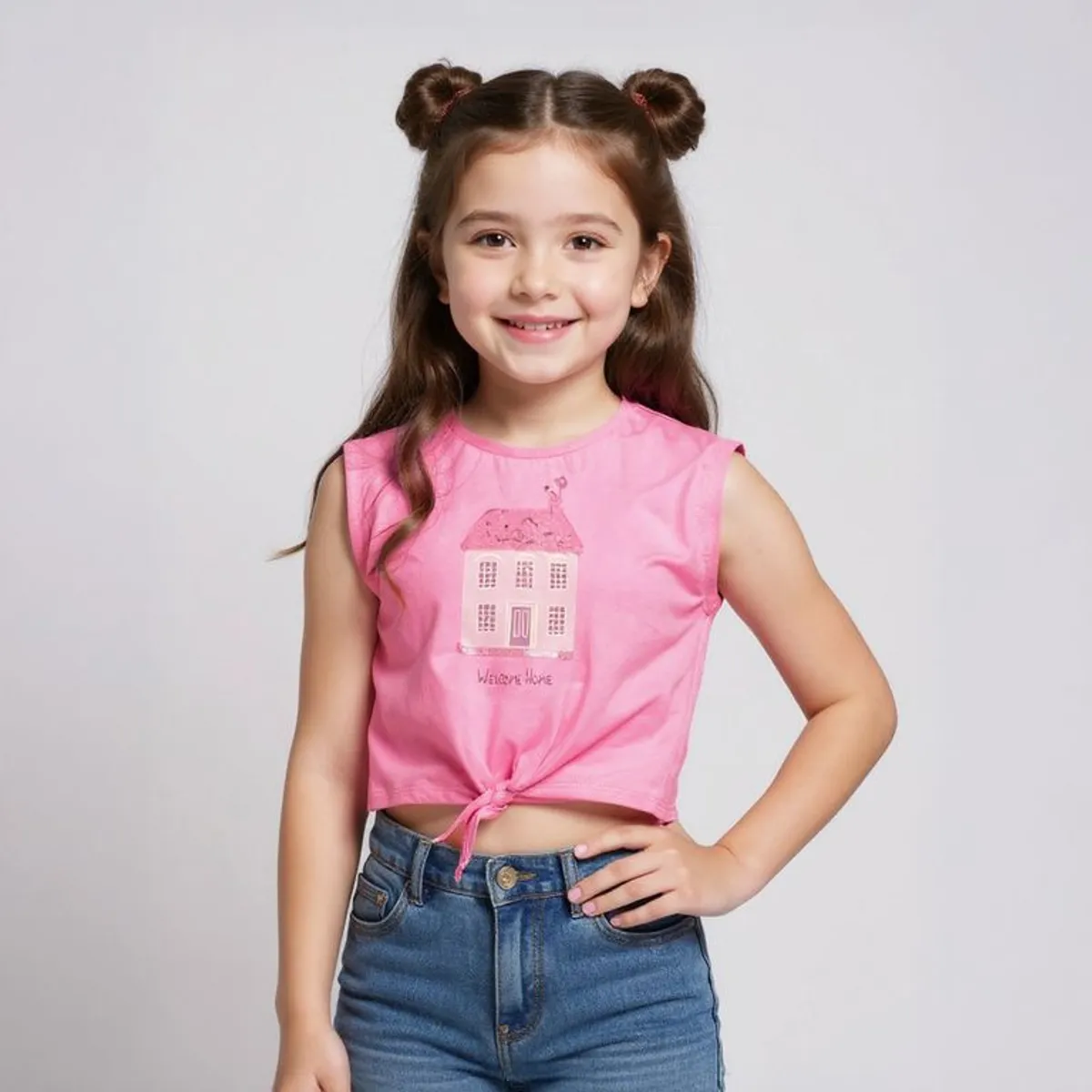 YAMP - Polo Manga Corta Niña Algodón Yamp