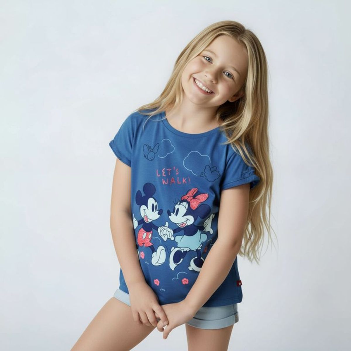 MINNIE - Polo Niña Algodón Pack X3 Minnie