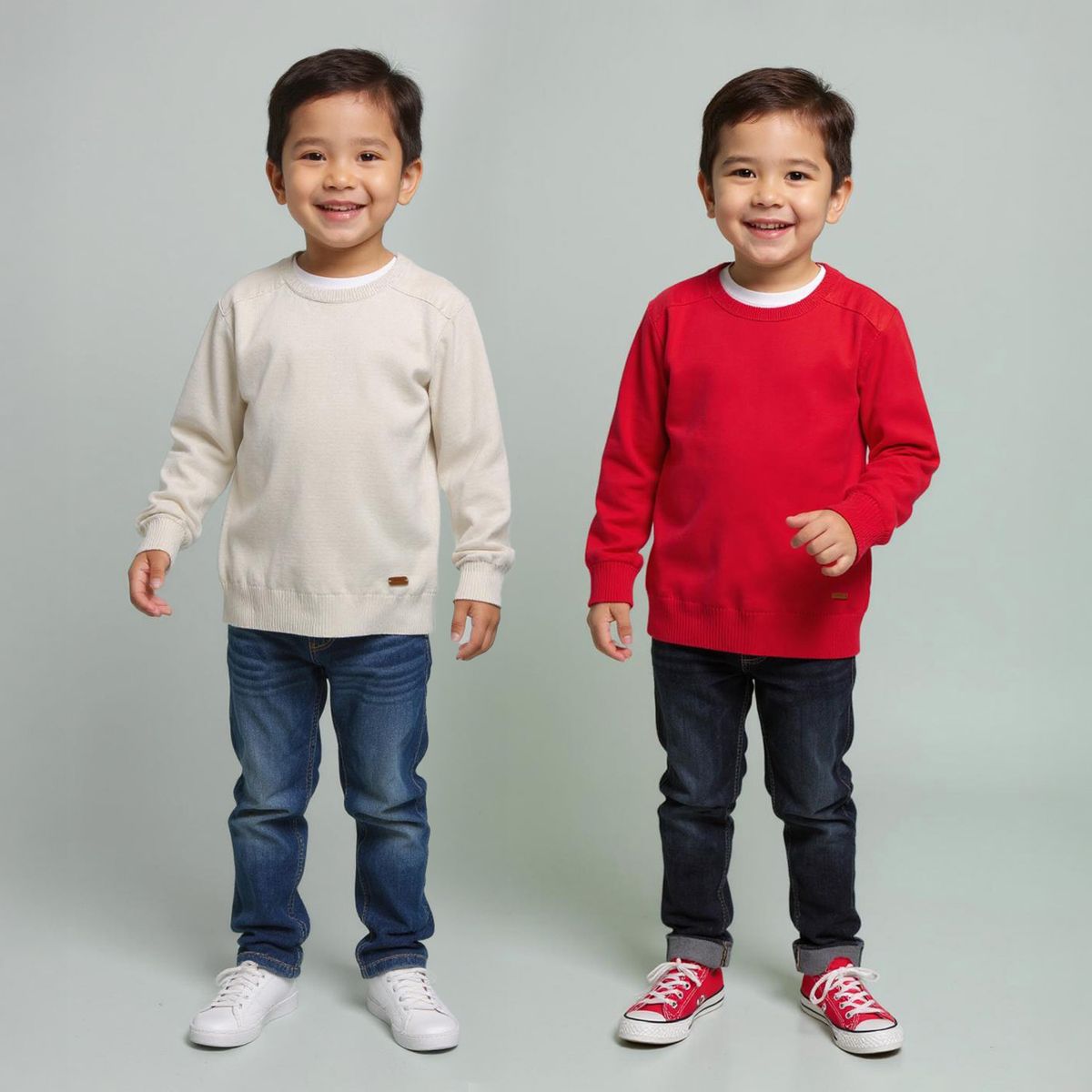 YAMP - Chompa Niño Algodón Pack X2 Yamp