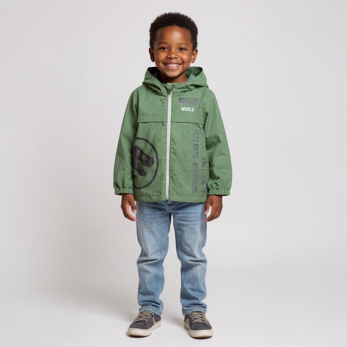 JURASSIC WORLD - Casaca Cortaviento Niño Jurassic World