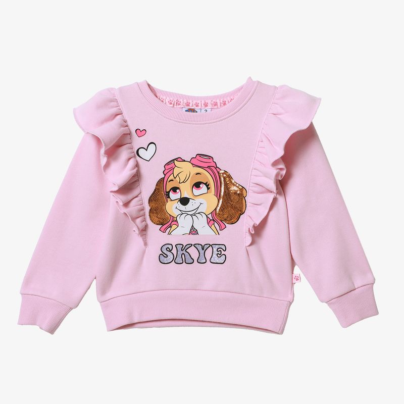 PAW PATROL - Polerón Niña Algodón Paw Patrol