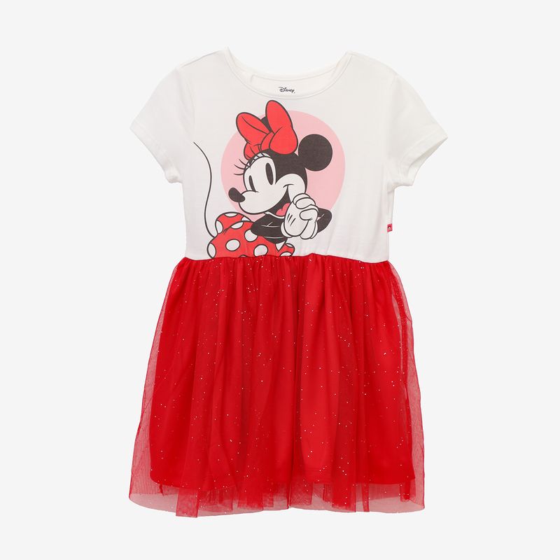 MINNIE - Vestido Niña Algodón Minnie