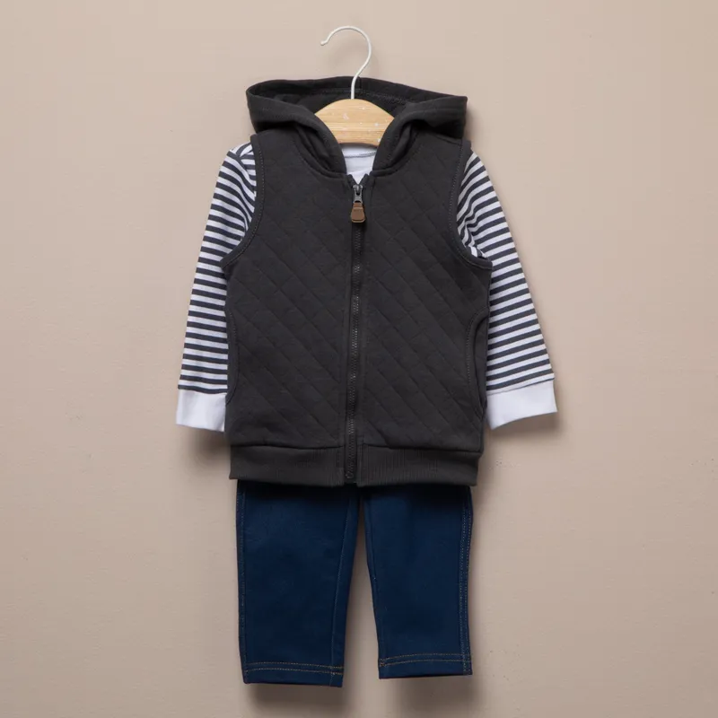 YAMP - Conjunto Bebé Niño Algodón 3 Piezas Yamp