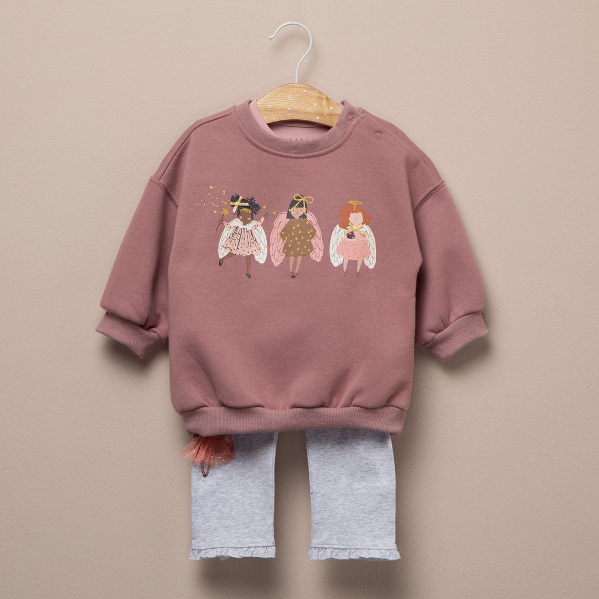 YAMP - Conjunto Bebé Niña Algodón 3 Piezas Yamp