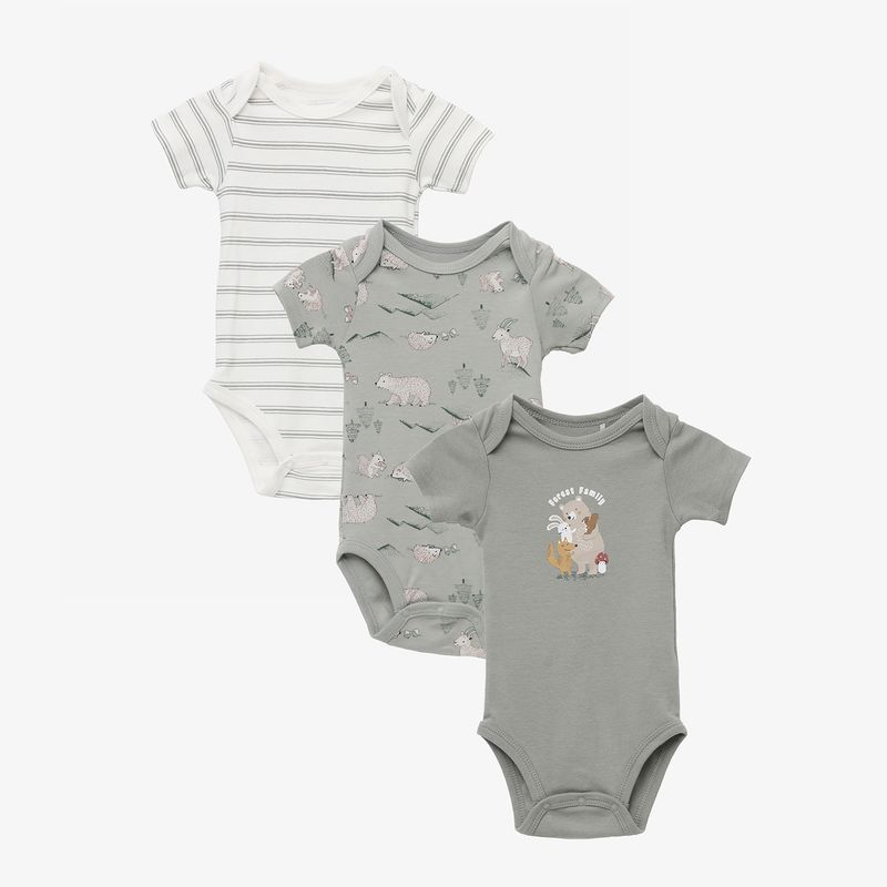 YAMP - Body Bebé Niño Algodón Pack X3 Yamp