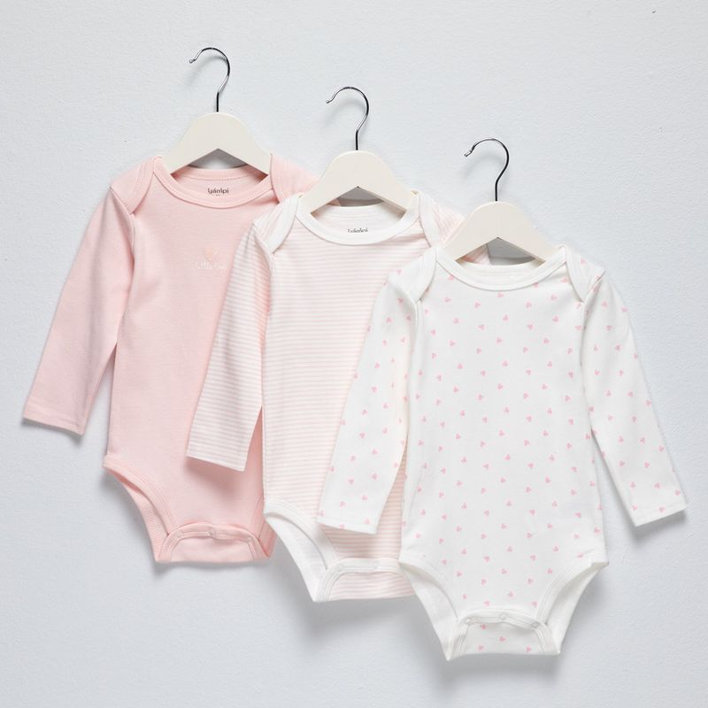 YAMP - Body Bebé Niña Algodón Pack X3 Yamp