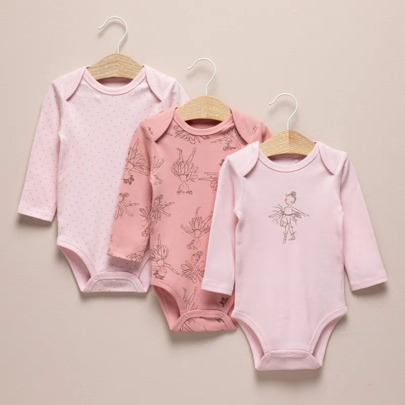 YAMP - Body Bebé Niña Algodón Pack X3 Yamp