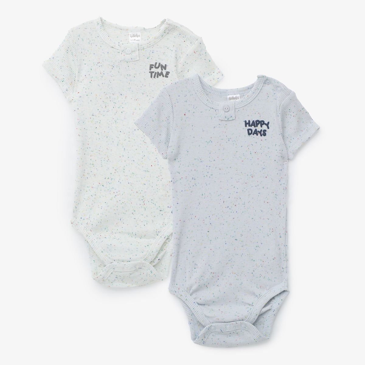 YAMP - Body Bebé Niño Algodón Pack X2 Yamp