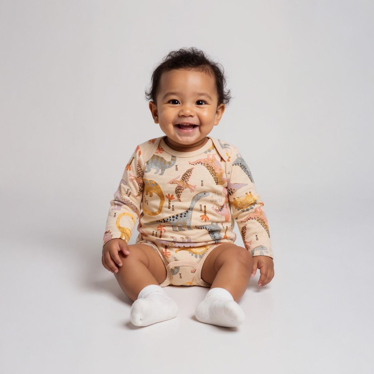 YAMP - Body Bebé Niño Pack X7 Manga Larga Algodón Yamp