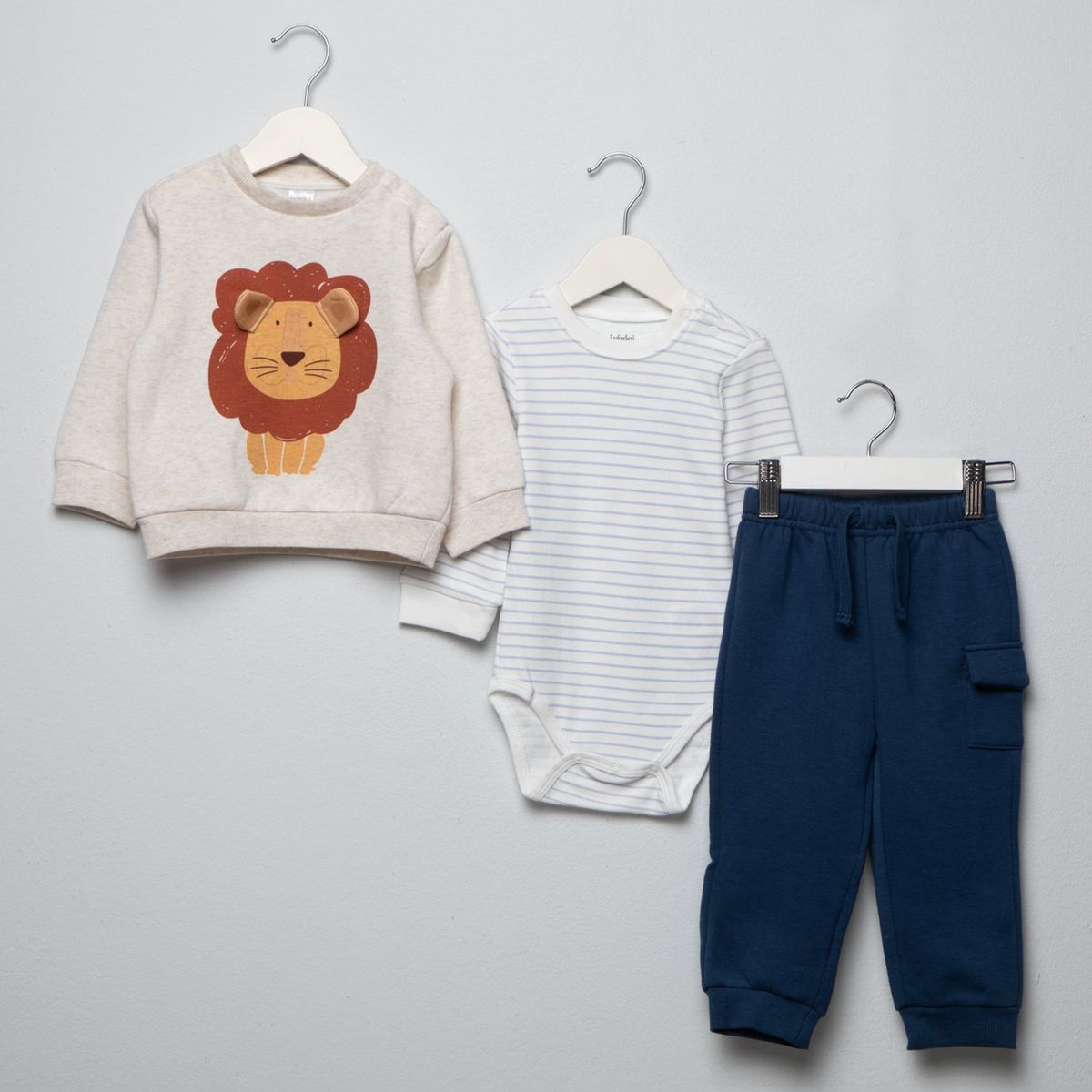 YAMP - Conjunto Bebé Niño Algodón Pack X3 Yamp