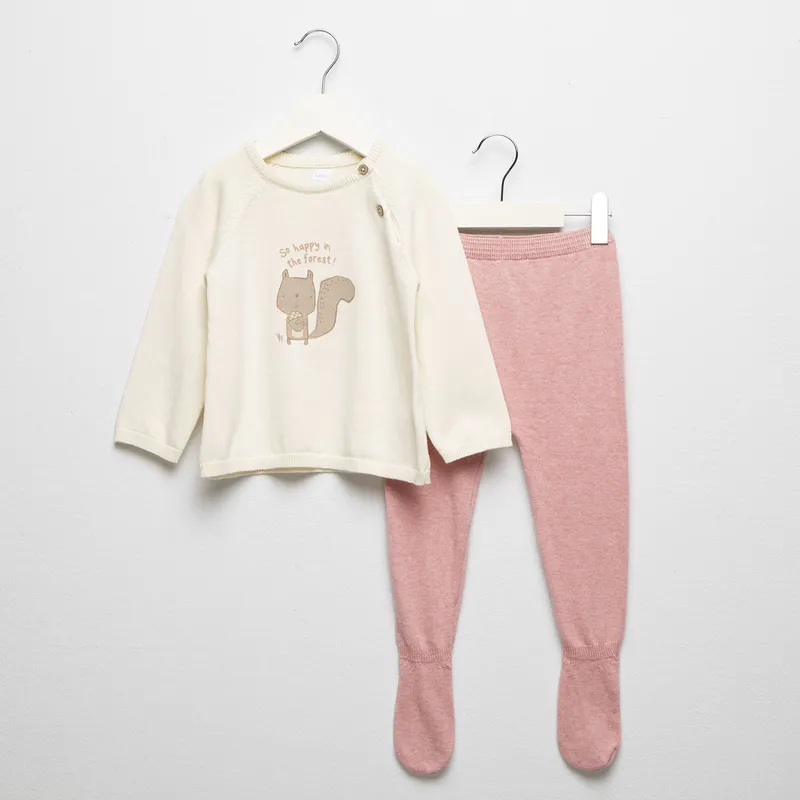 YAMP - Conjunto Bebé Niña Algodón 2pzas Yamp