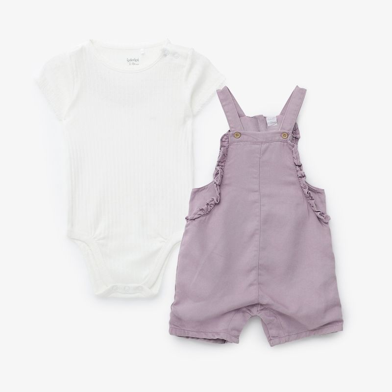 YAMP - Conjunto Bebé Niña Algodón 2 Piezas Yamp