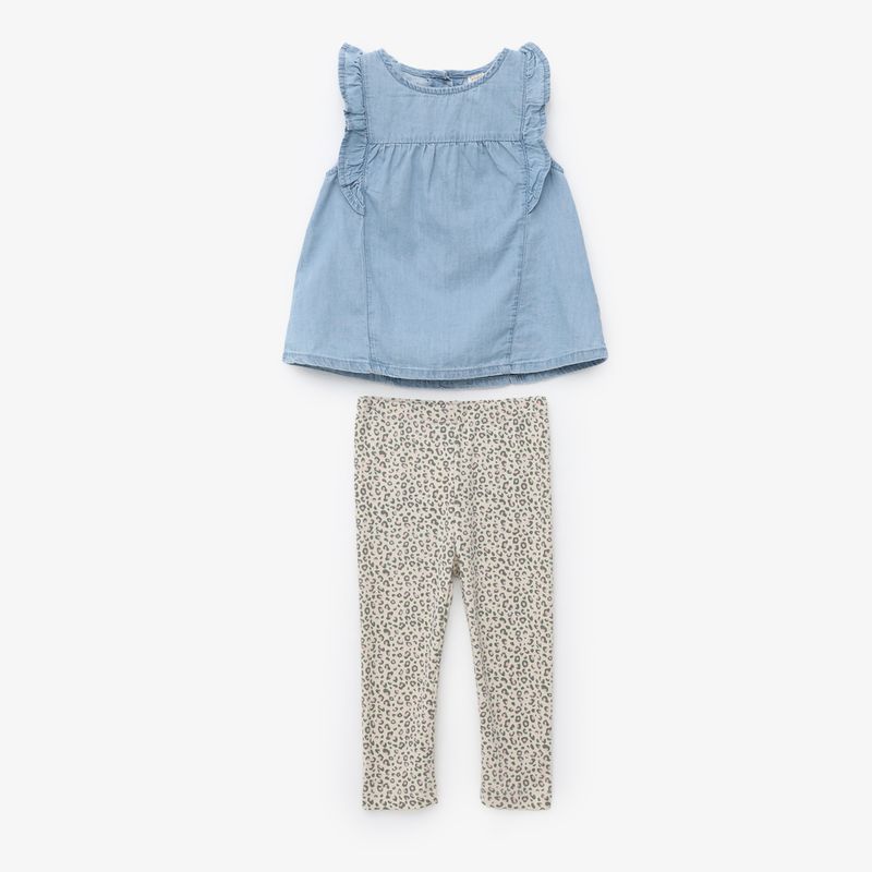 YAMP - Conjunto Bebé Niña Algodón Yamp