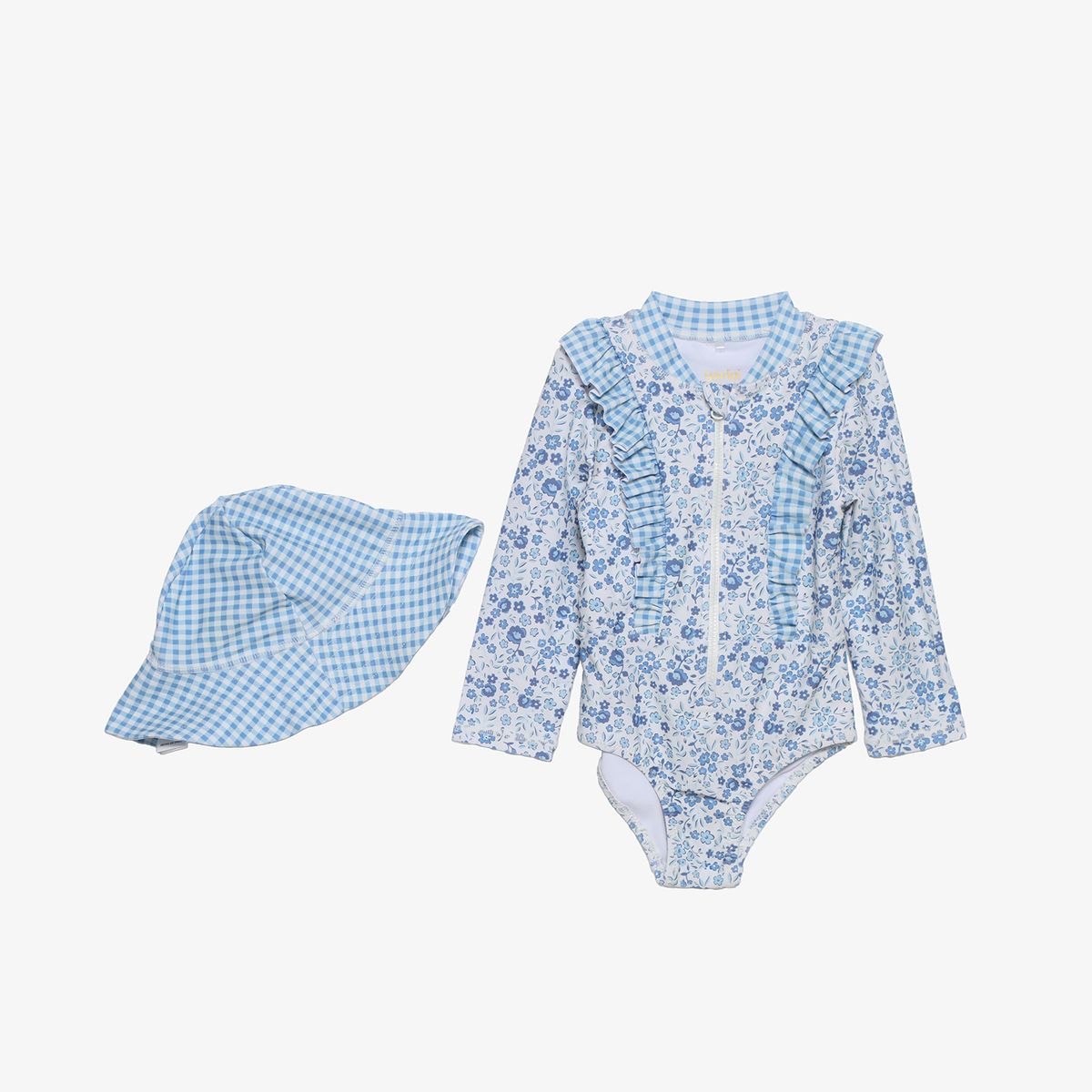 YAMP - Traje De Baño Bebé Niña Con Gorro Yamp