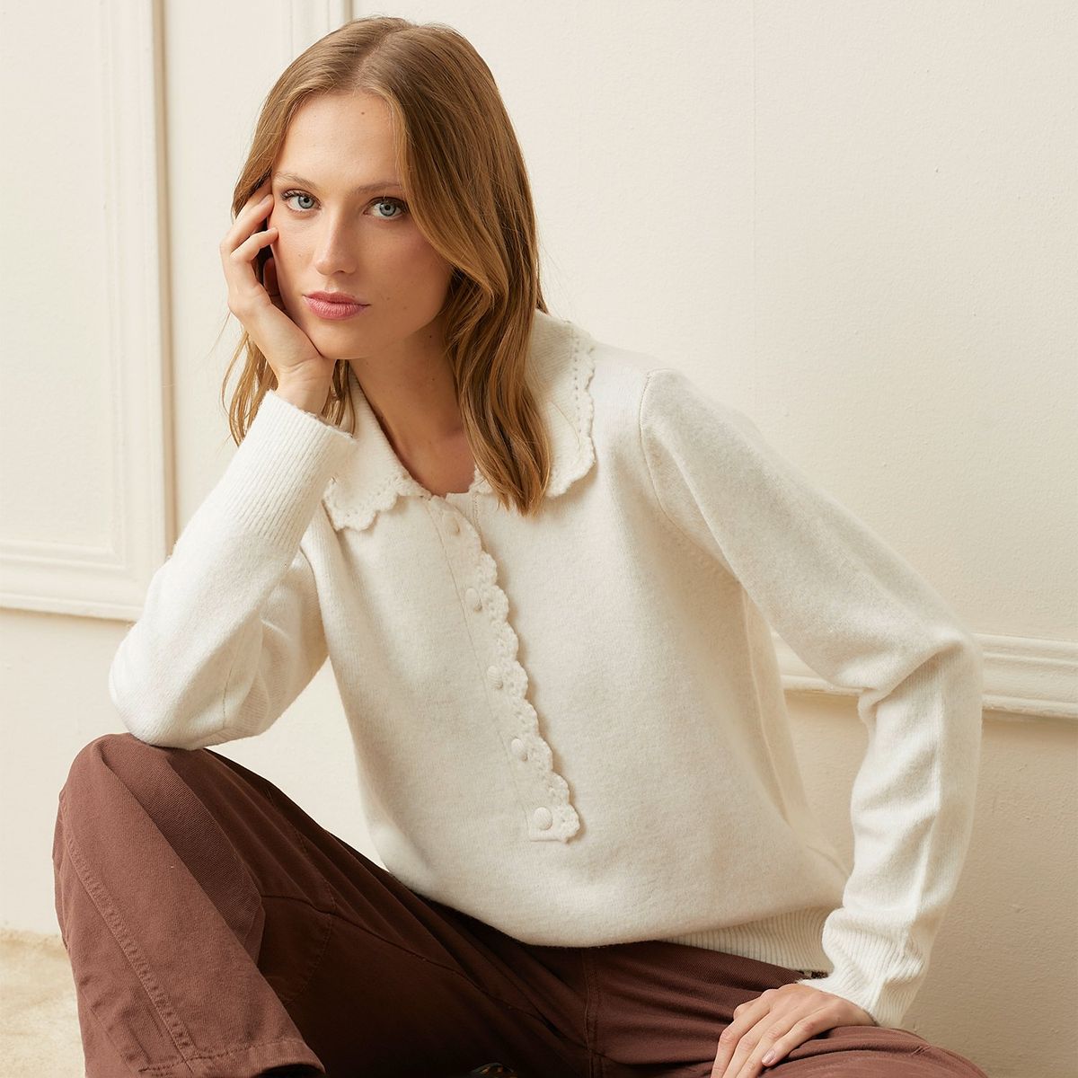 BASEMENT - Chompa Casual Mujer Basement