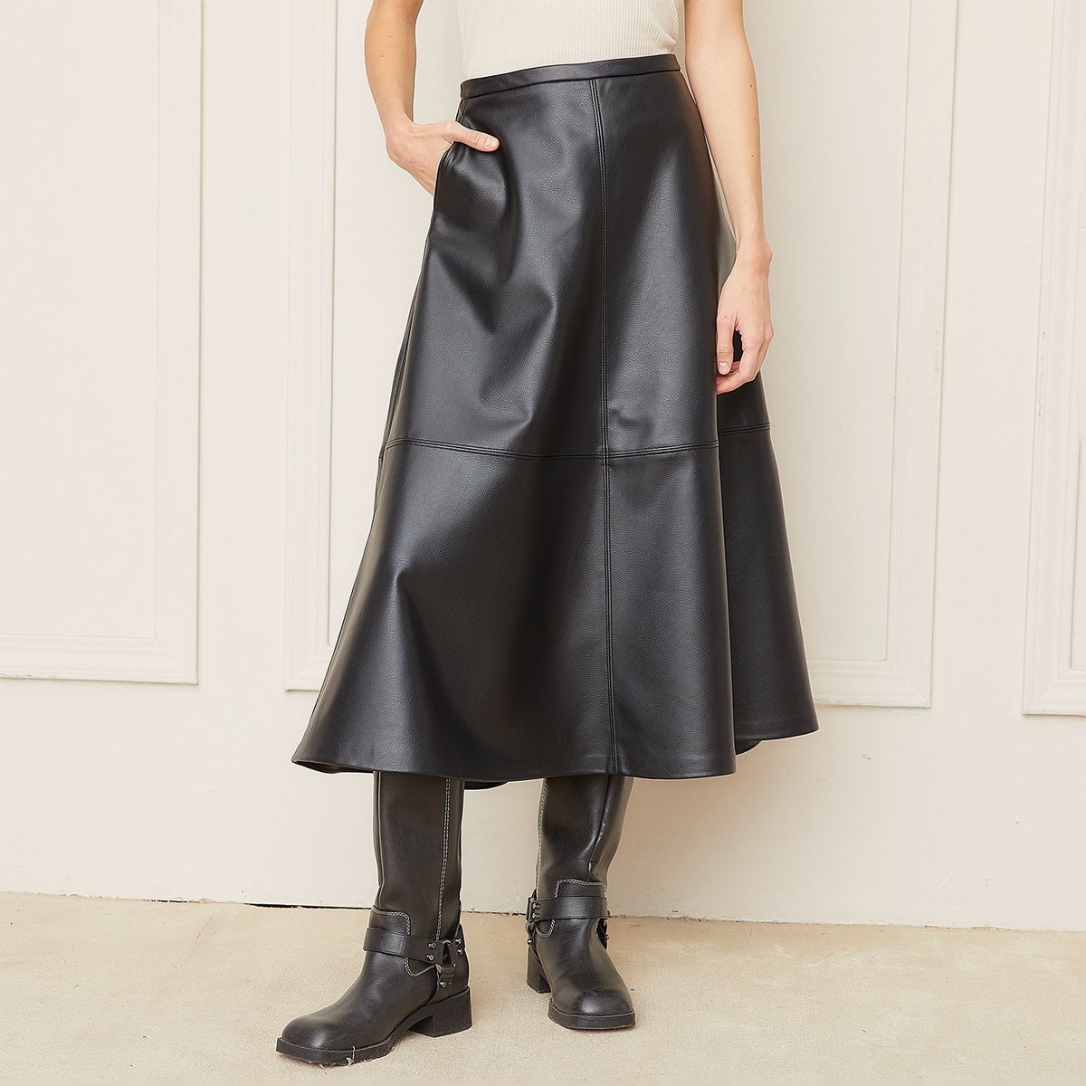 BASEMENT - Falda Larga Casual Mujer Basement