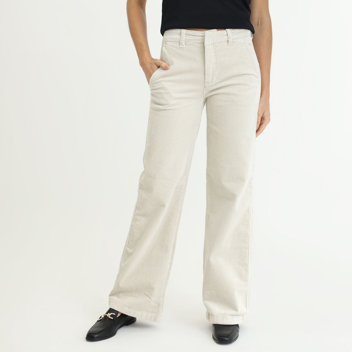 BASEMENT - Pantalón Algodón Mujer Basement