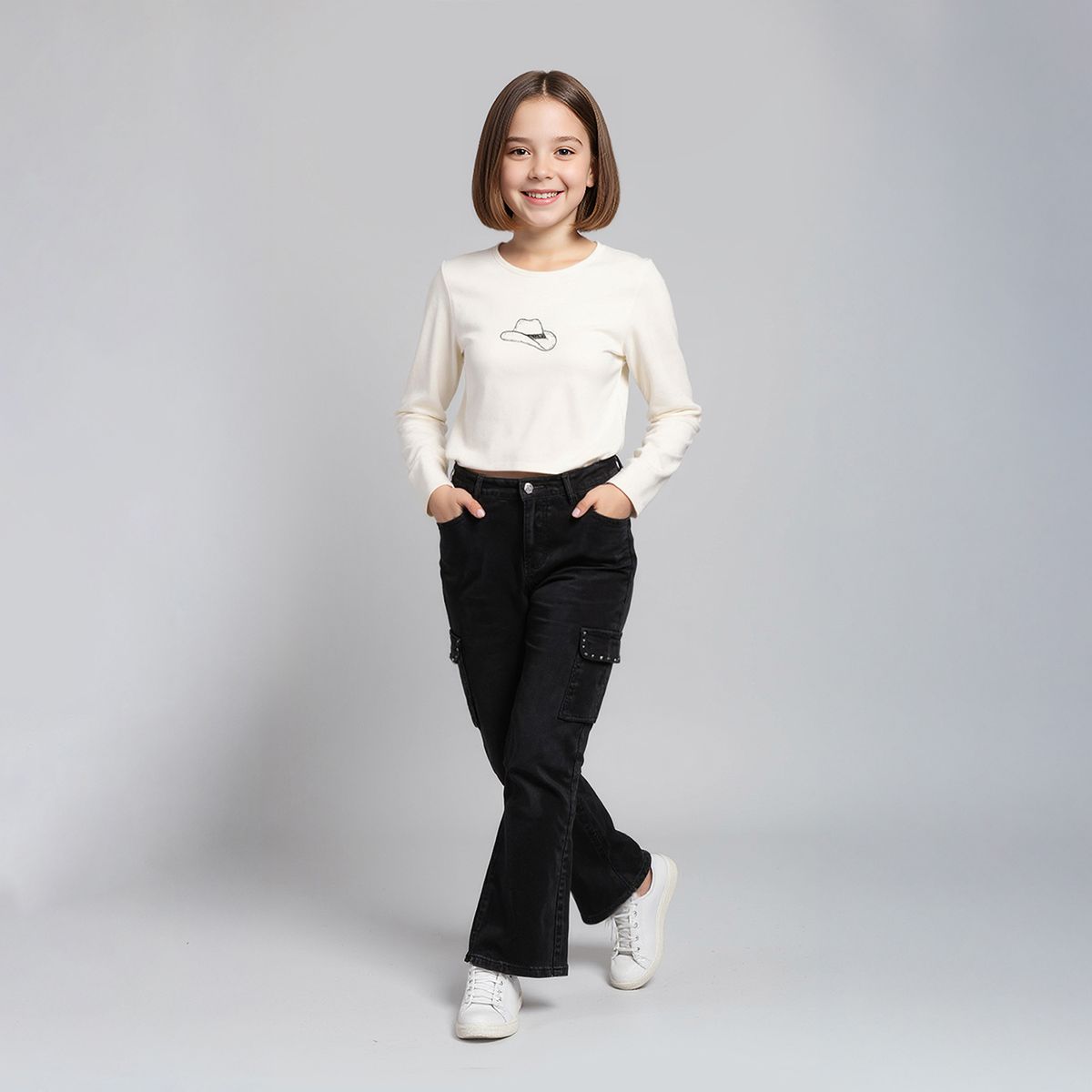 ELEVEN - Pantalón Niña Algodón Eleven