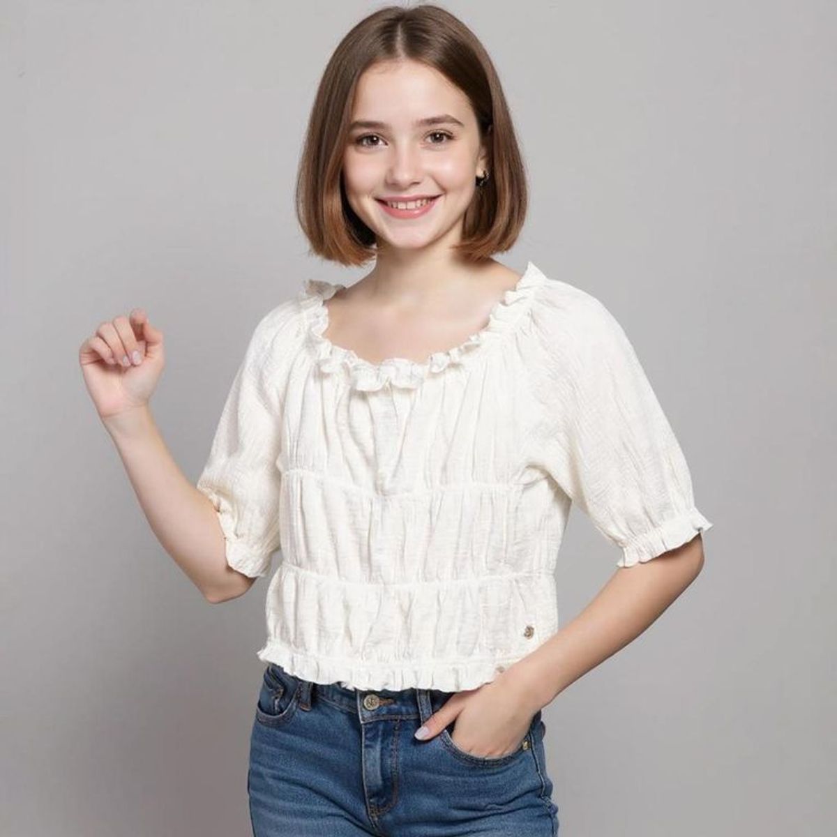 ELEVEN - Blusa Niña Algodón Eleven