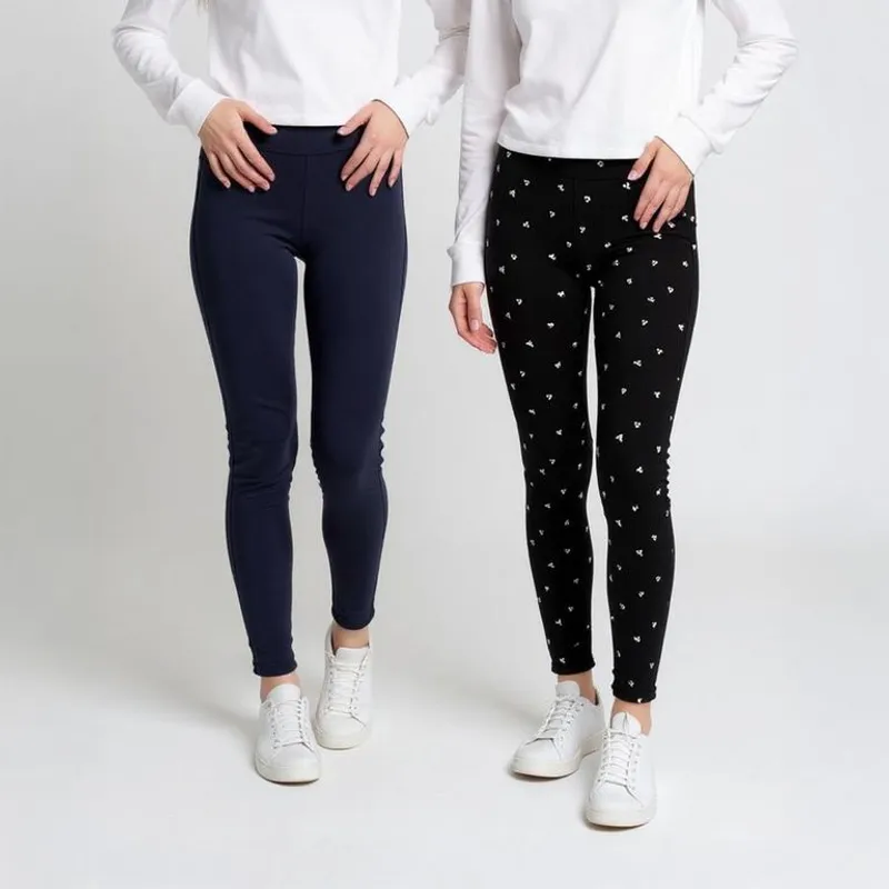 ELEVEN - Legging Niña Pack X2 Algodón Eleven