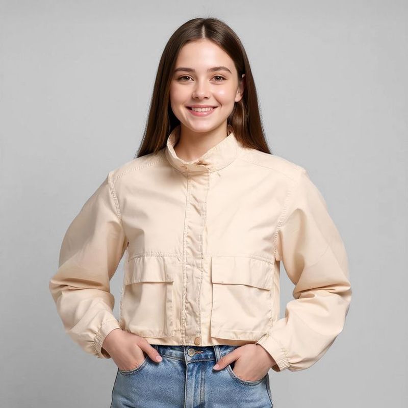 ELEVEN - Casaca Cortaviento Niña Algodón Eleven