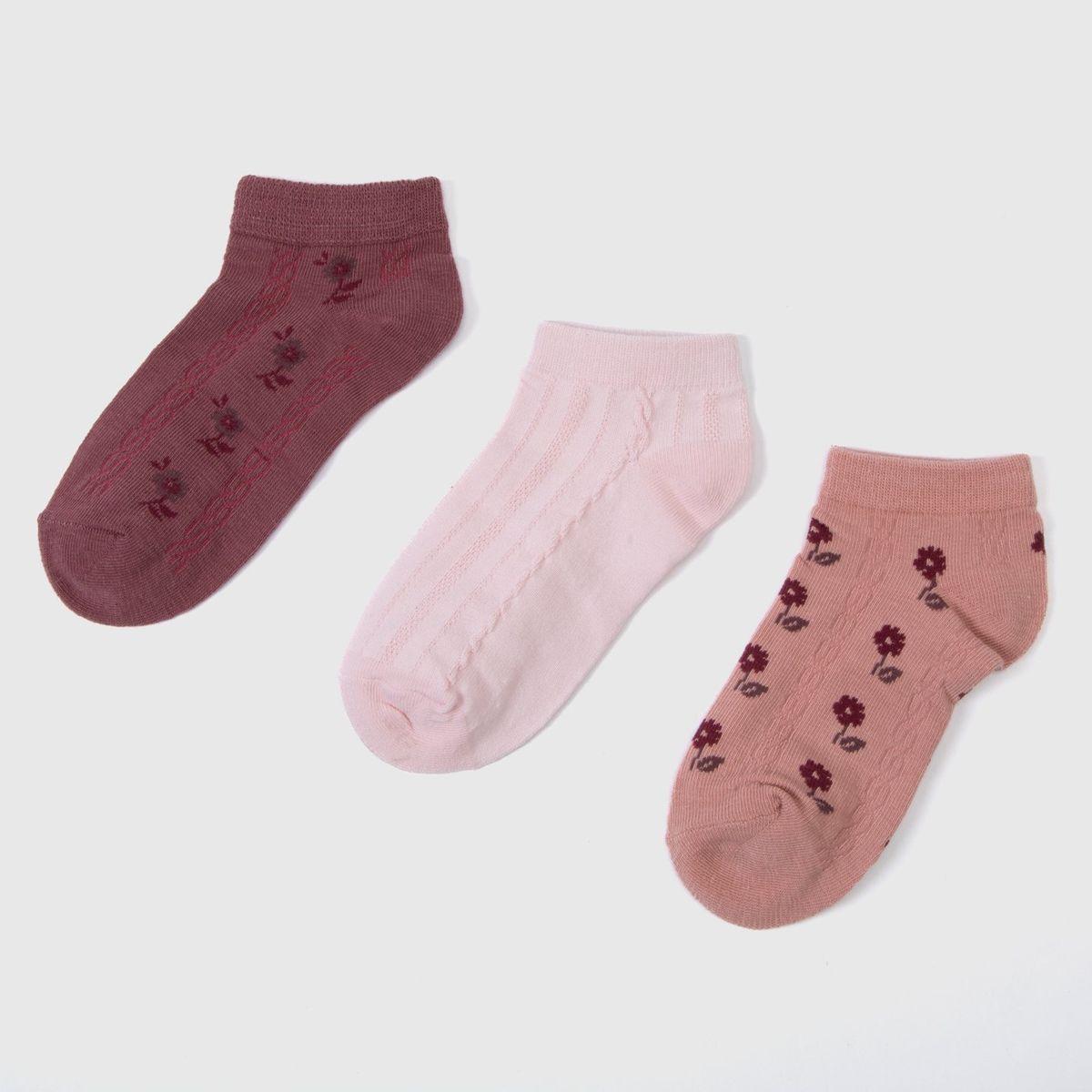 ELEVEN - Pack X3 Medias Cortas Niña Algodón Eleven