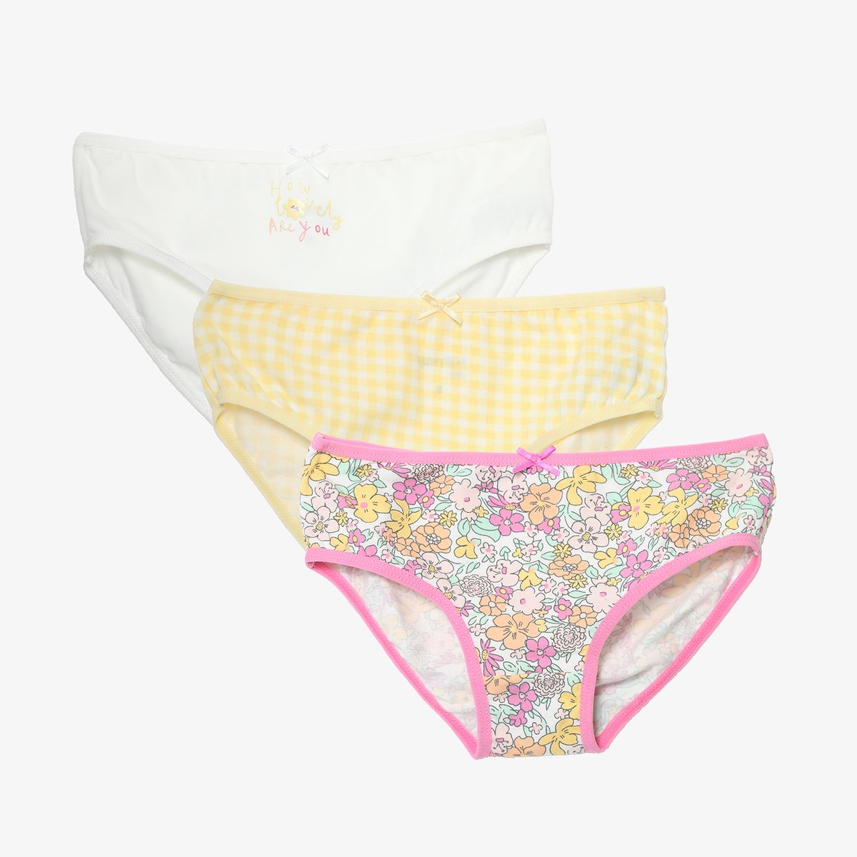 YAMP - Calzones Niña Algodón Pack X3 Yamp