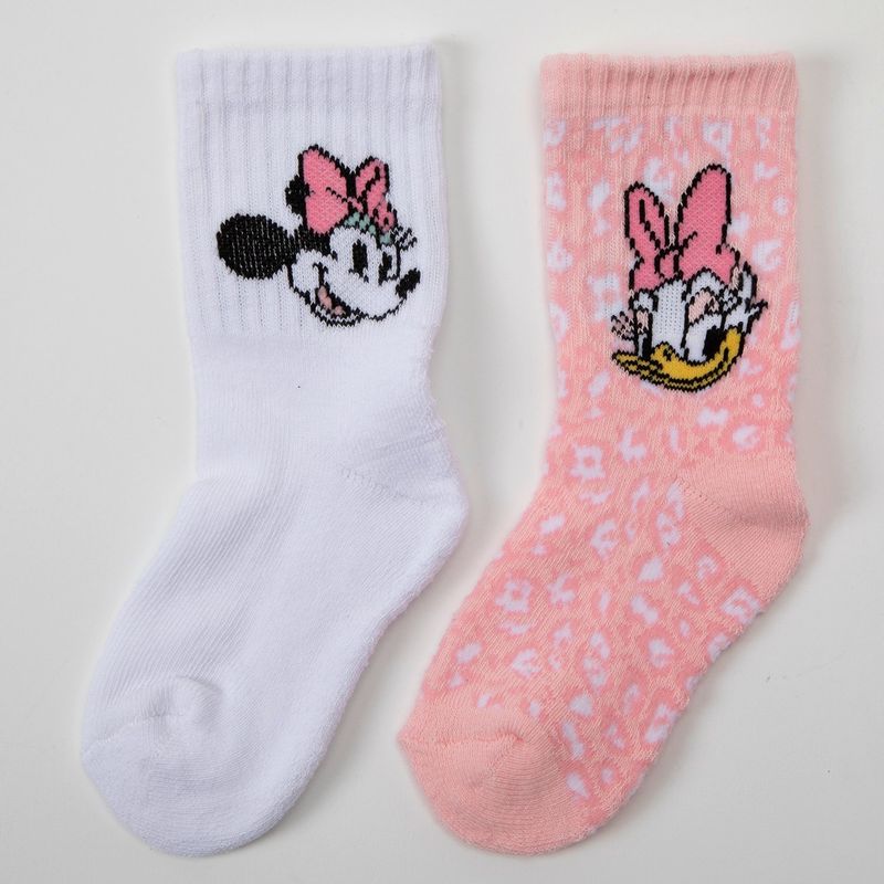 MINNIE - Pack X2 Medias Largas Niña Algodón Minnie  