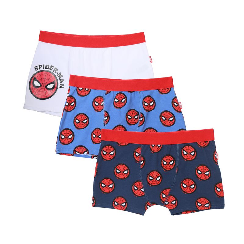 SPIDERMAN - Boxer Niño Algodón Pack X3 Spiderman