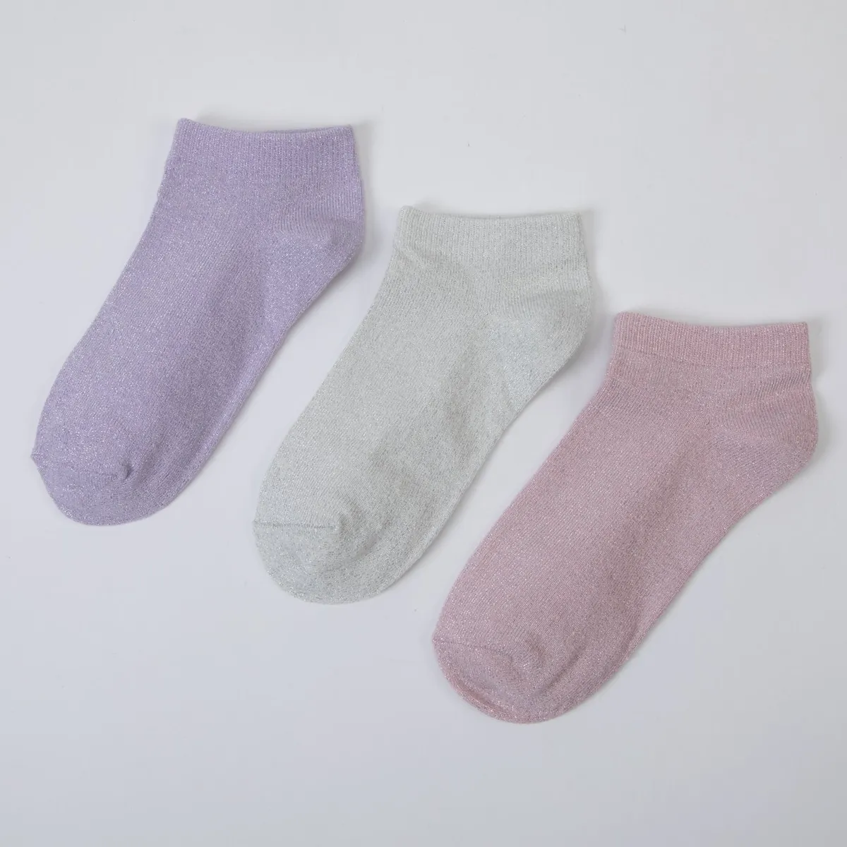 ELEVEN - Pack X3 Medias Cortas Niña Algodón Eleven  