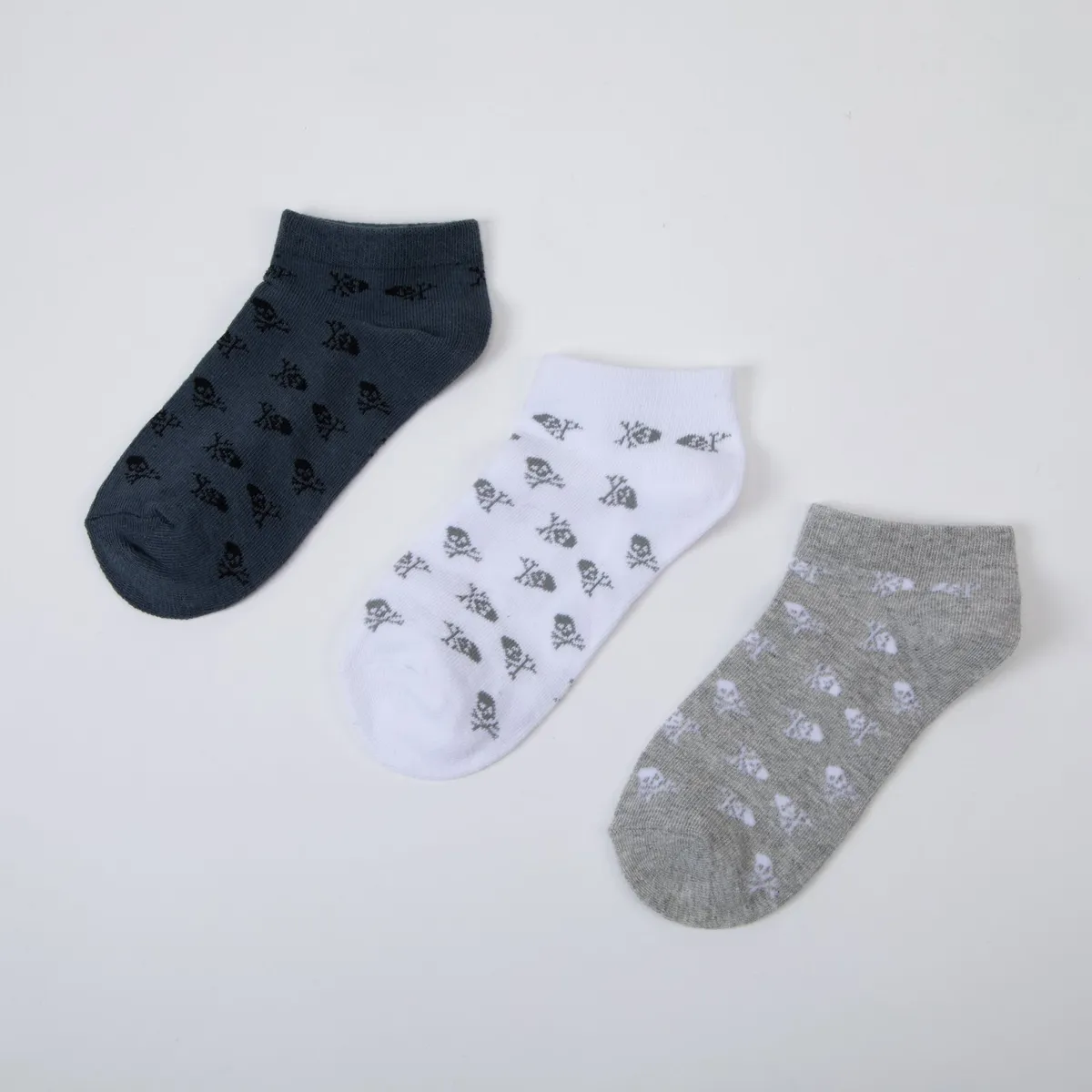 FEDERATION - Medias Cortas Niño Pack X3 Algodón Federation