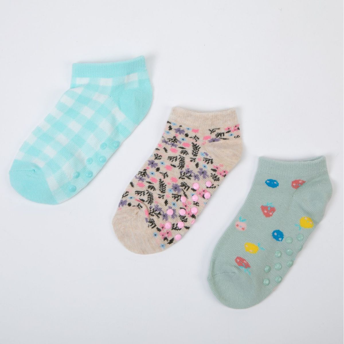 YAMP - Pack X3 Medias Cortas Niña Algodón Yamp  