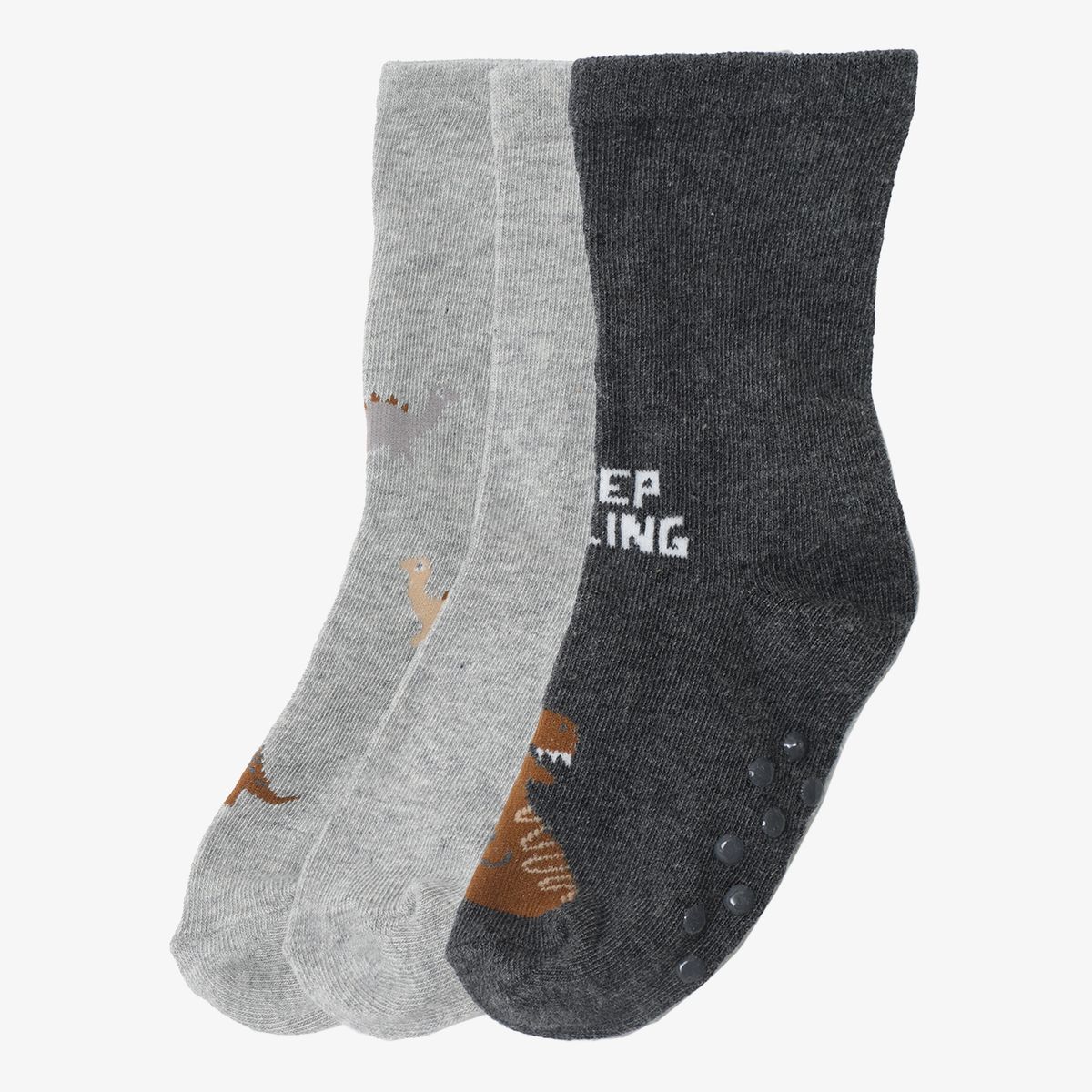 YAMP - Medias Largas Niño Pack X3 Algodón Yamp