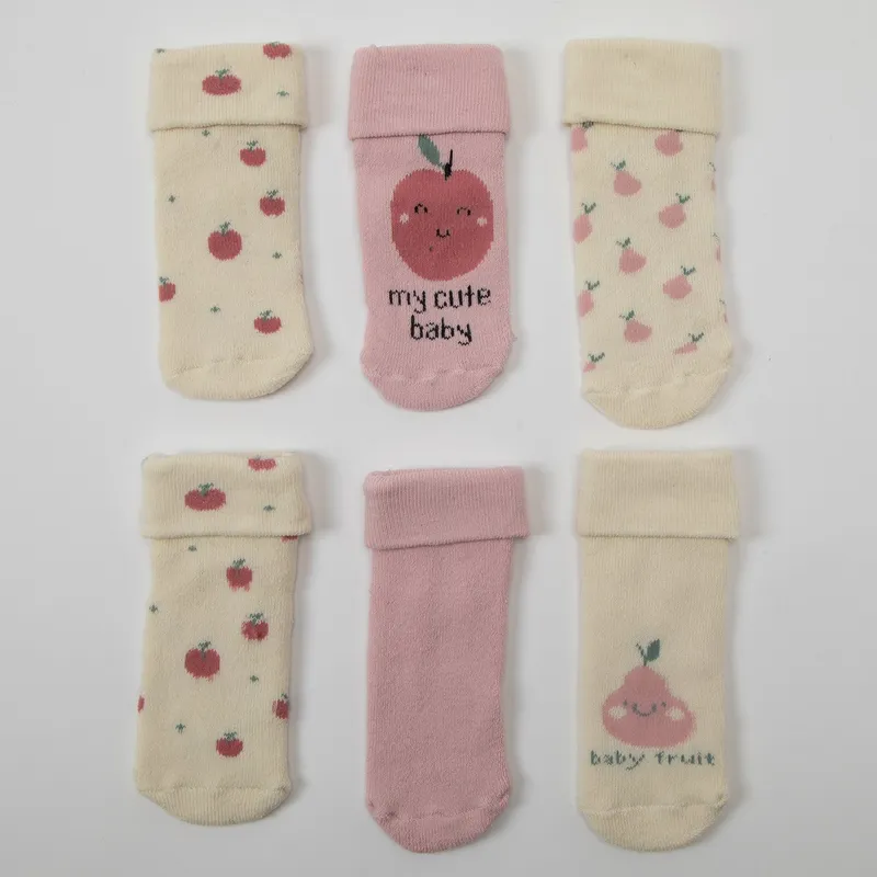 YAMP - Pack X6 Medias Toalla Bebé Niño Algodón Yamp  