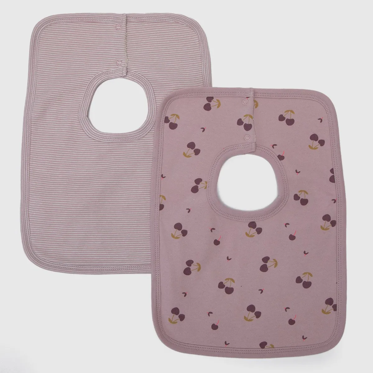 YAMP - Babero Bebé Niña Pack X2 Algodón Yamp