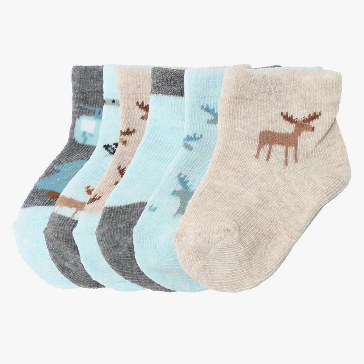 YAMP - Medias Bebé Niña Pack X6 Algodón Yamp