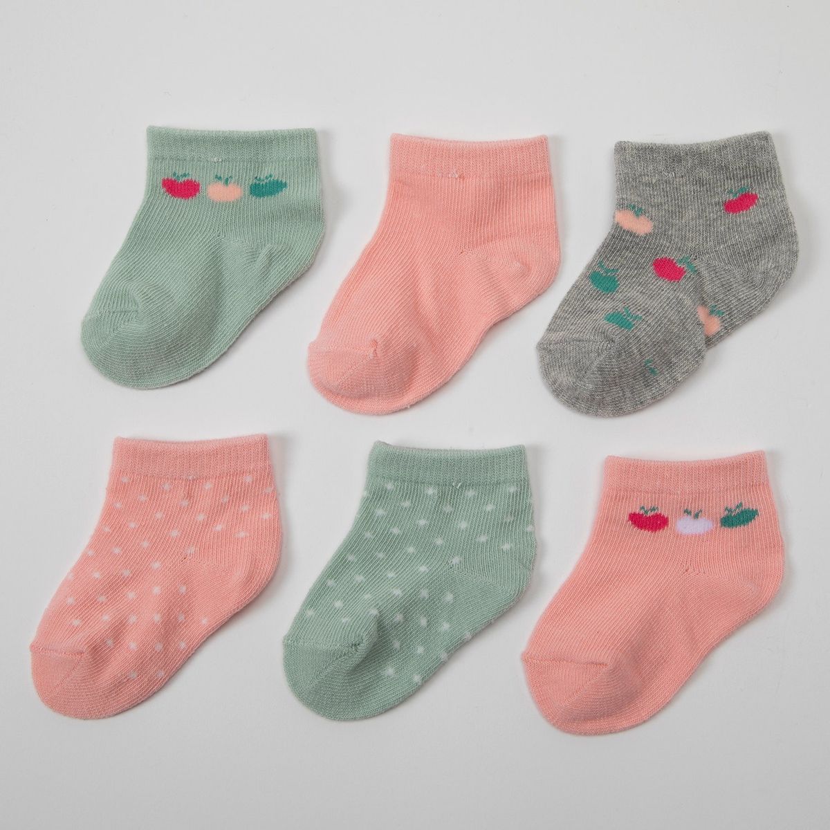 YAMP - Medias Bebé Niña Pack X6 Algodón Yamp