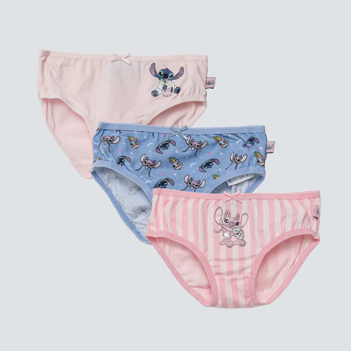 DISNEY - Calzones Niña Pack X3 Lilo Y Stitch