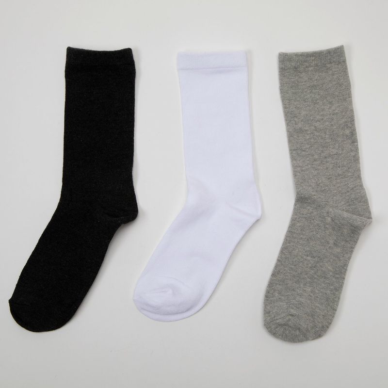 FEDERATION - Pack X3 Medias Largas Niño Algodón Niña Algodón Federation  