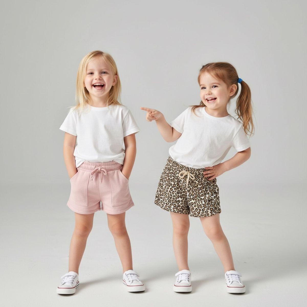 YAMP - Short Niña Algodón Pack X2 Yamp