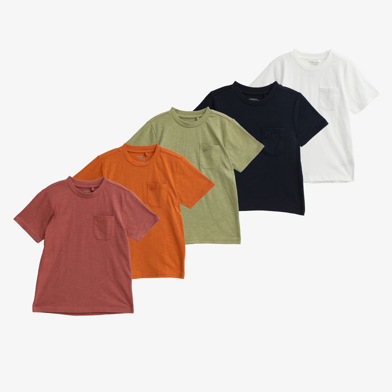 YAMP - Polo Manga Corta Niño Pack X5 Algodón Yamp