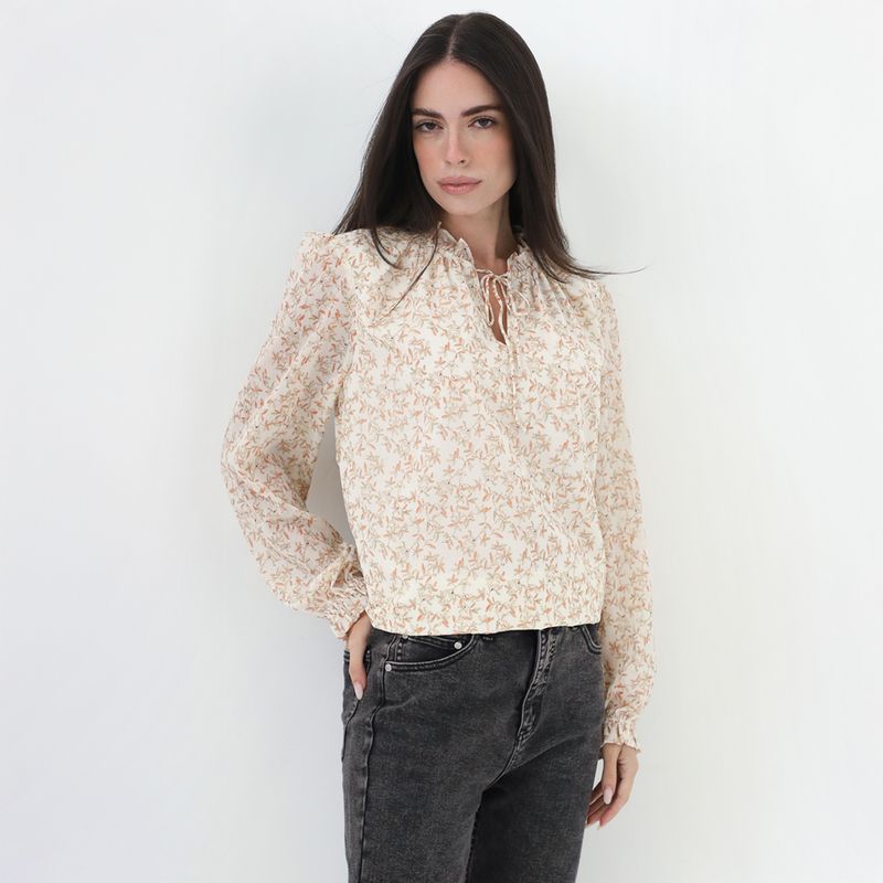 ELLE - Blusa Casual Mujer Elle