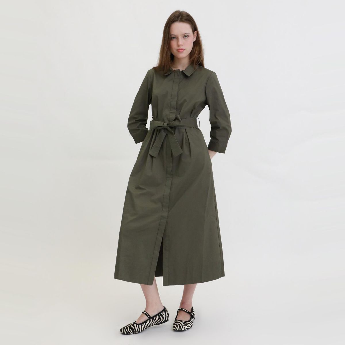 ELLE - Vestido 100% Algodón Mujer Elle