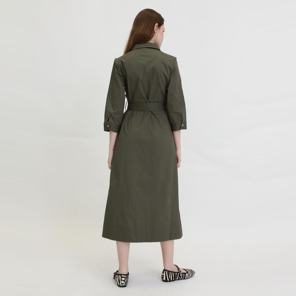 ELLE - Vestido 100% Algodón Mujer Elle