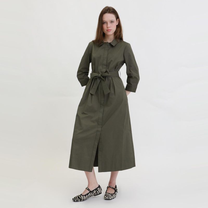 ELLE - Vestido 100% Algodón Mujer Elle