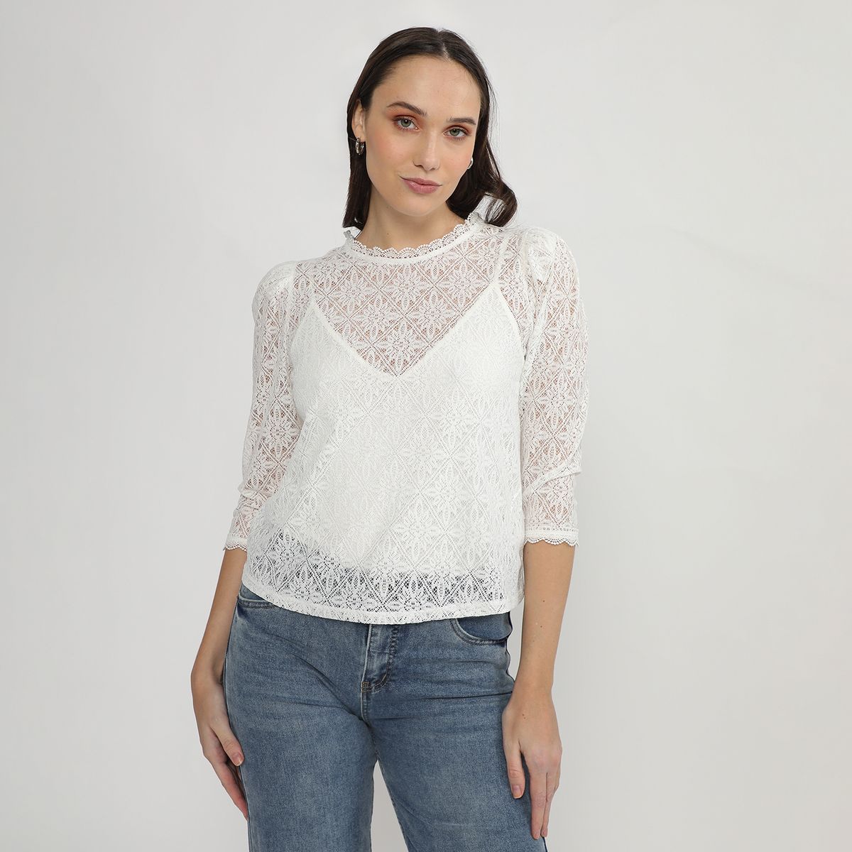 ELLE - Polo Manga Larga Mujer Elle