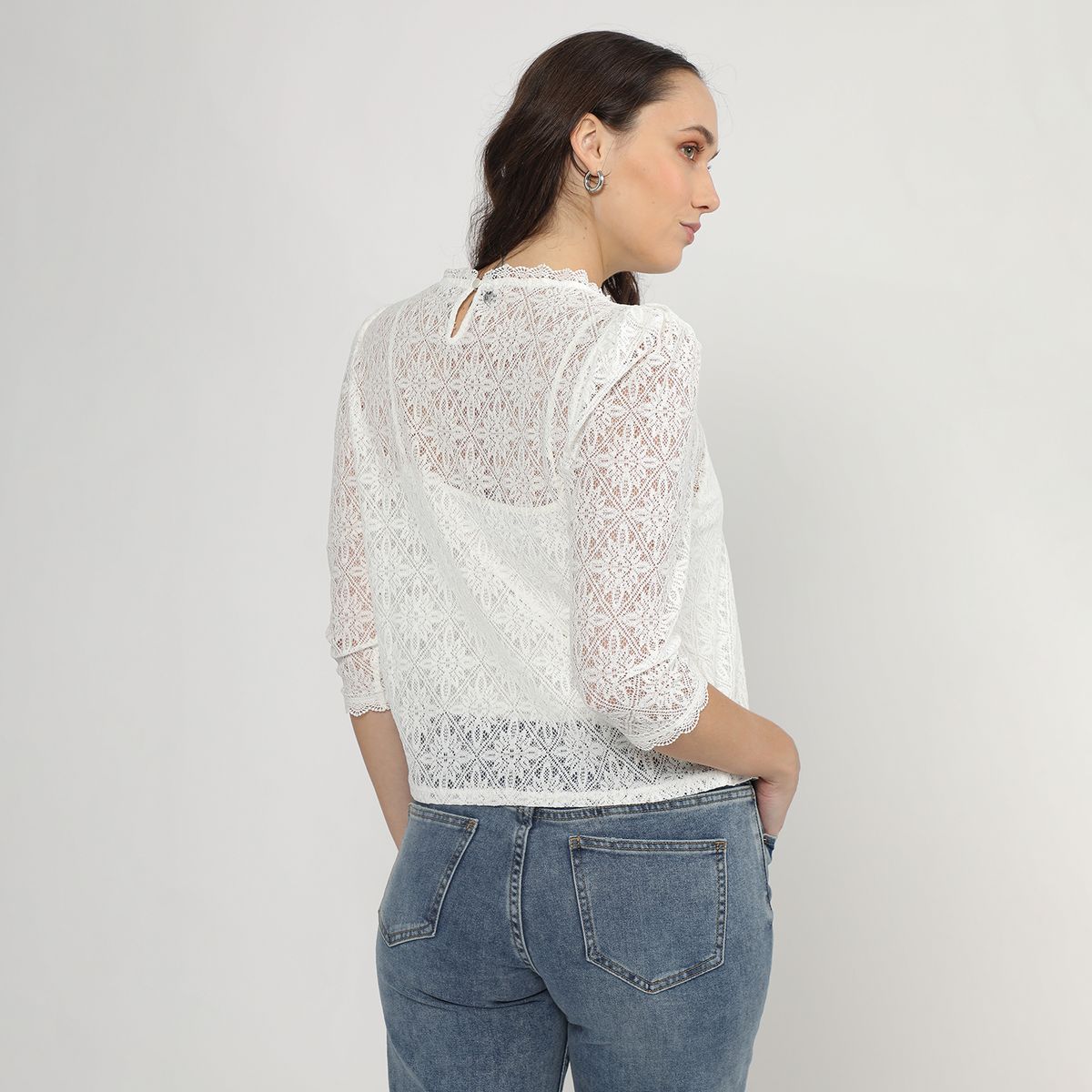 ELLE - Polo Manga Larga Mujer Elle