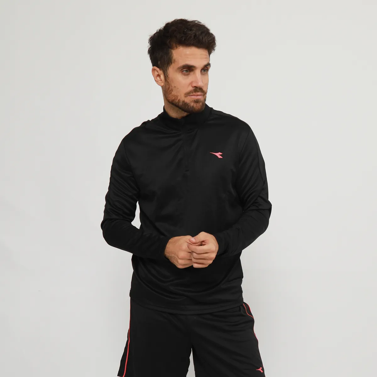DIADORA - Polera Half Zipper Deportivo Hombre Diadora
